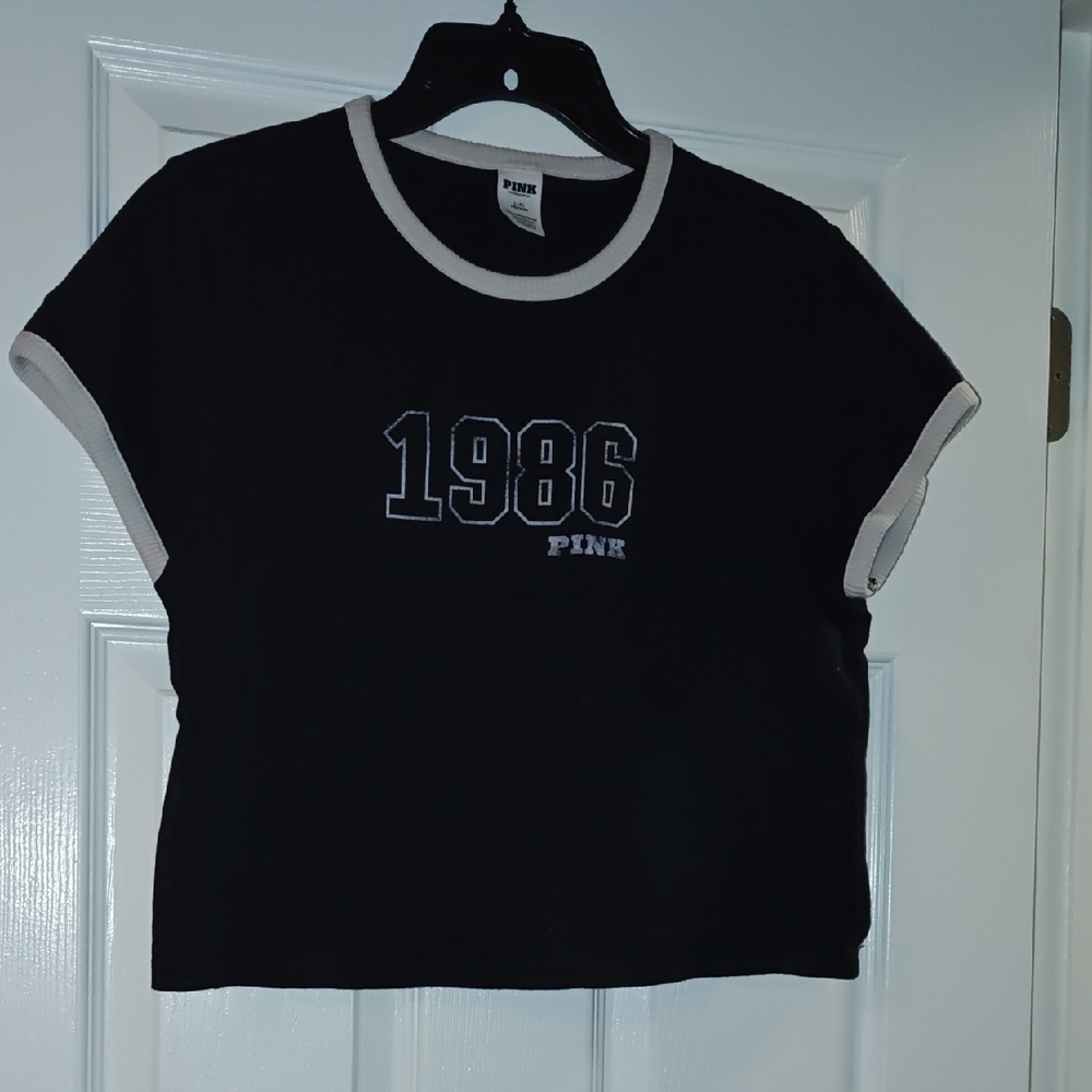 PINK Victoria's Secret Black Tee